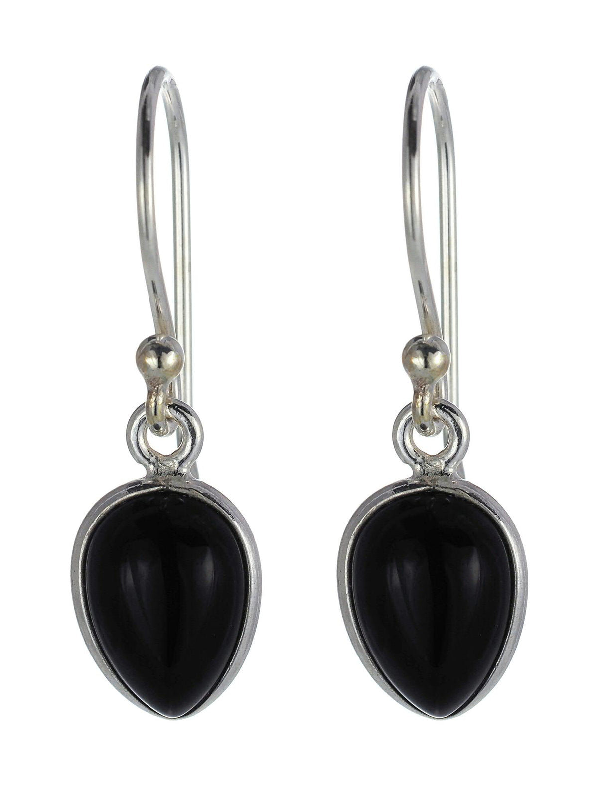 Black Onyx Teardrop Earring
