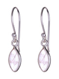 Rose Quartz Marquise Earrings