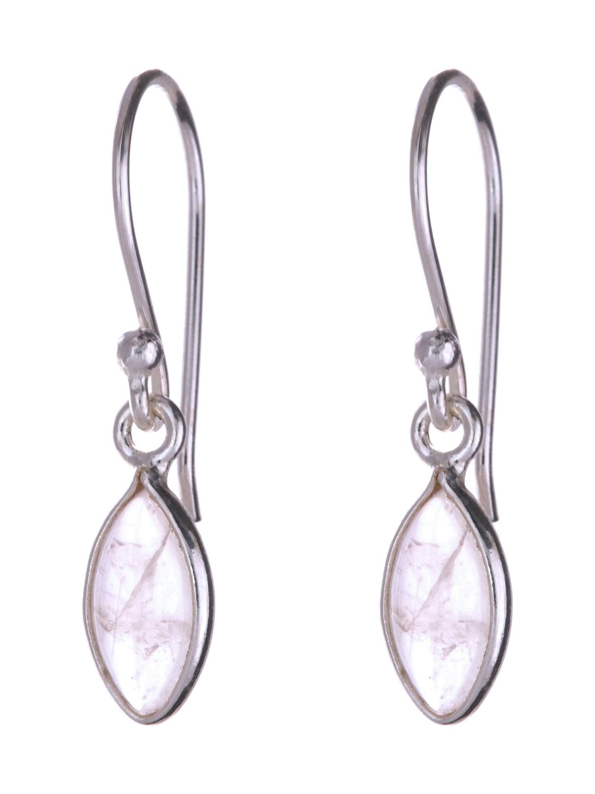 Rose Quartz Marquise Earrings