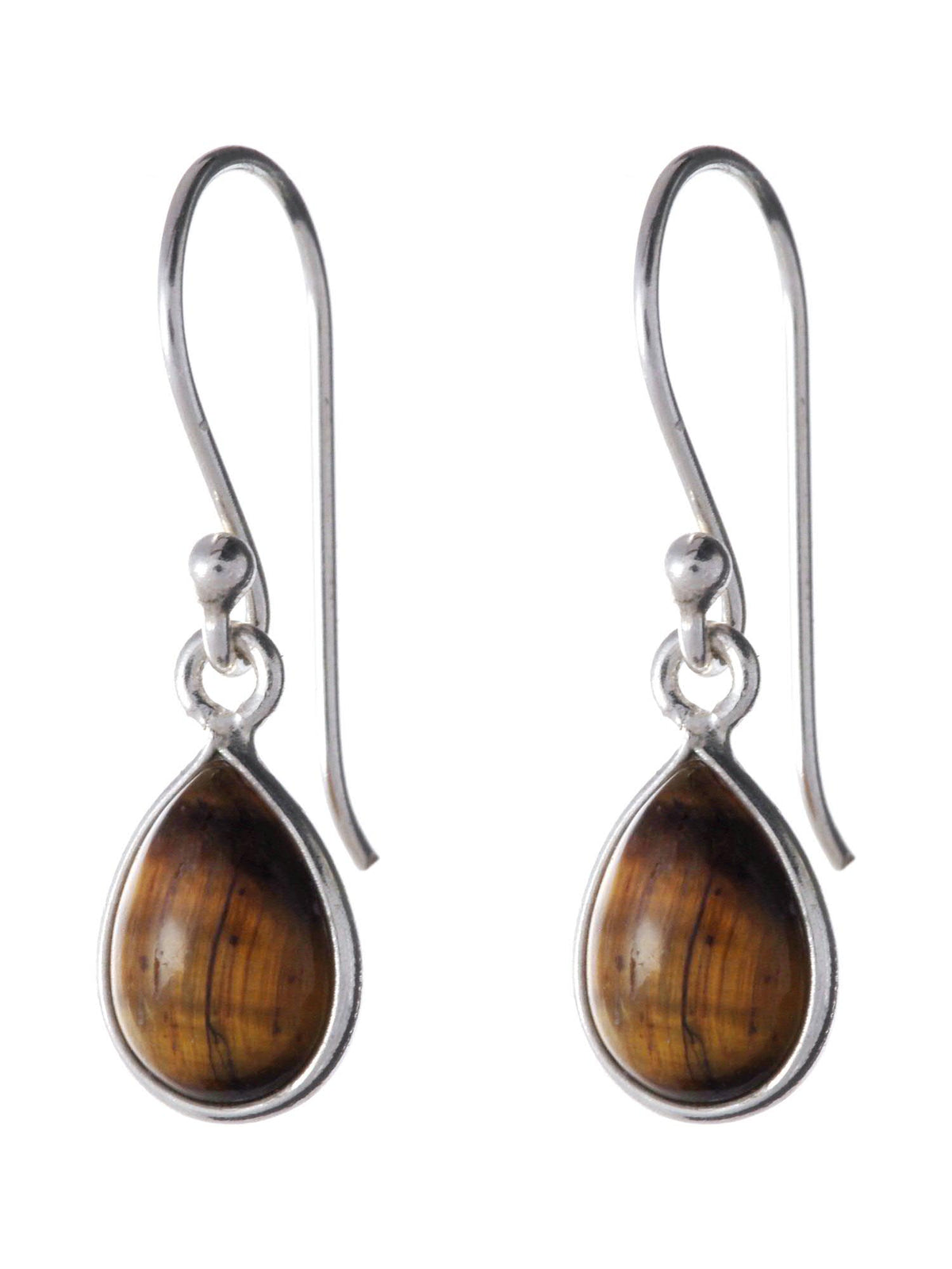 Tiger's Eye Teardrop Earring